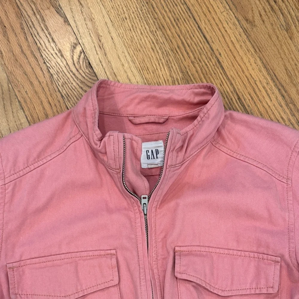GAP Women's Pink Utility Jacket - Picture 6 of 13